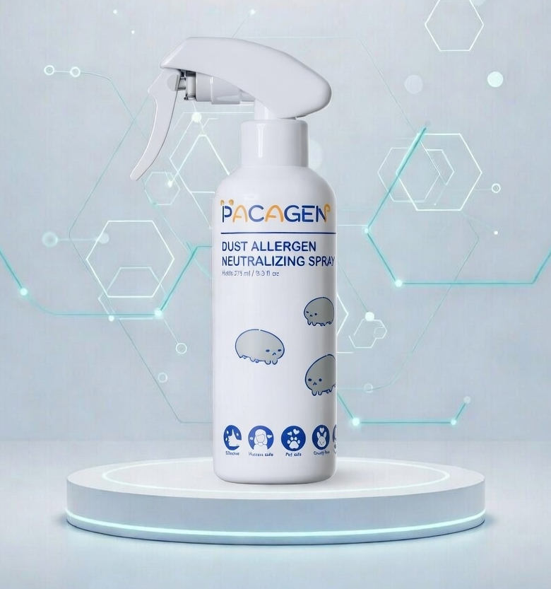 Dust Allergen Neutralizing Spray Background